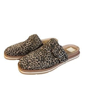 Dolce Vita Leopard Slide Mules Size 8.5